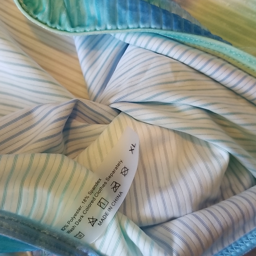 Ombre one shoulder bikini set with skirt xl - Picture 5 of 5